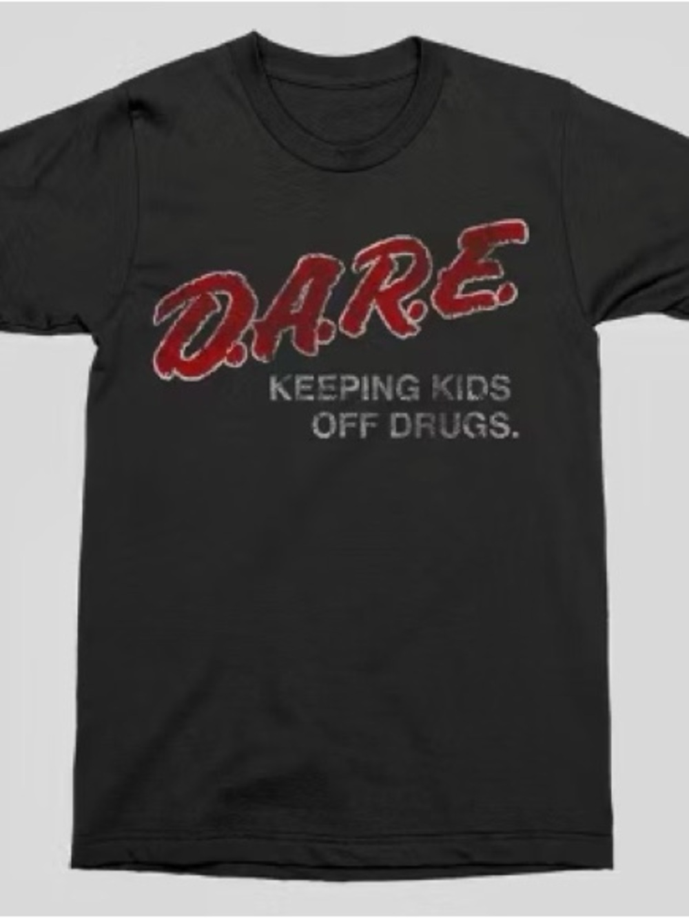 Dare Black Graphic Tee Shirt M